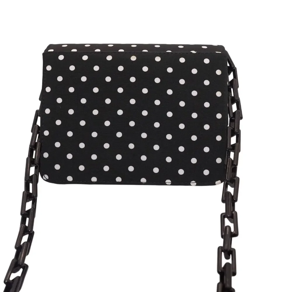 Vanessa Polka Dot Clutch Vtg Glam Girlhoodcore  Feminine Crossbody Convertible